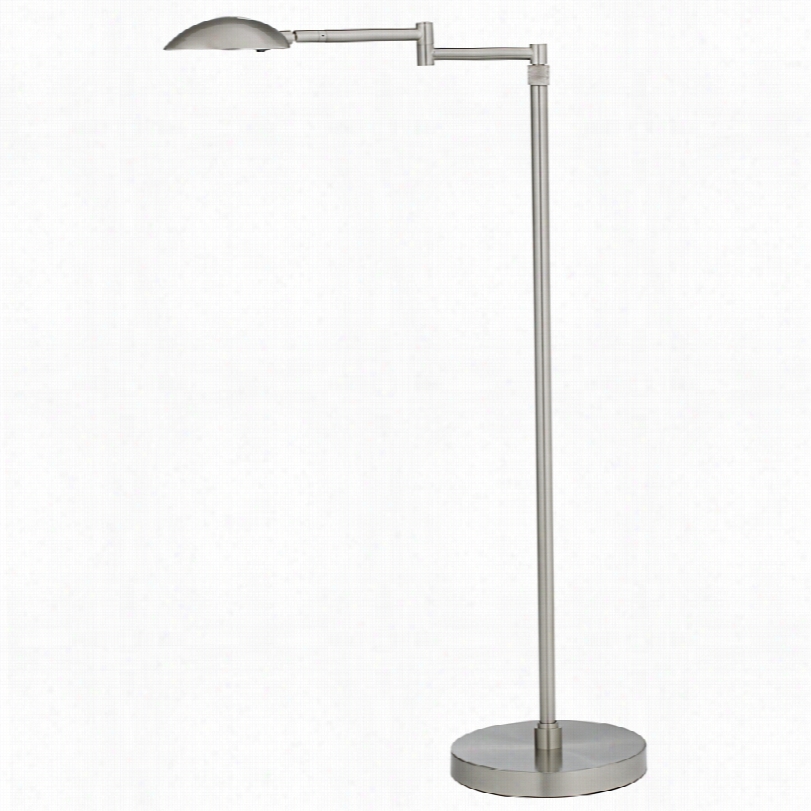 Contemlorary Possii Euro Rushed Stteell Eliptik Led Floor Lamp