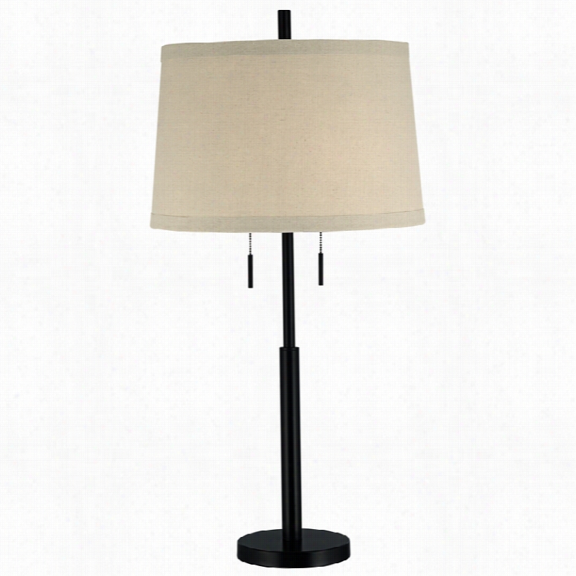 Contemoprary Possini E Uro Design Matte Black Stick 333-inch-h Lamp