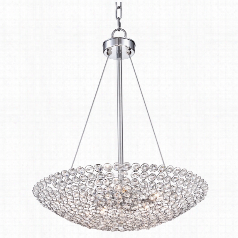 Contemporary Possini Geneva Conte Mporary Crystal 16-inch-w Chandelier