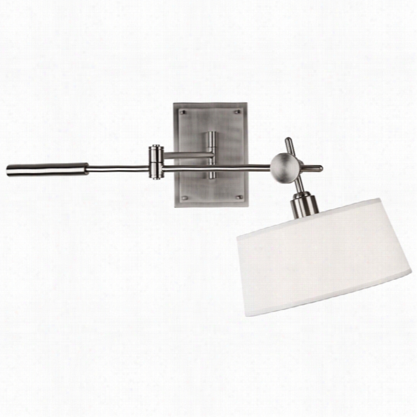 Contemporary Rico Espinet  Brjshed Nickel Boom Robert Abbey Wall Lamp