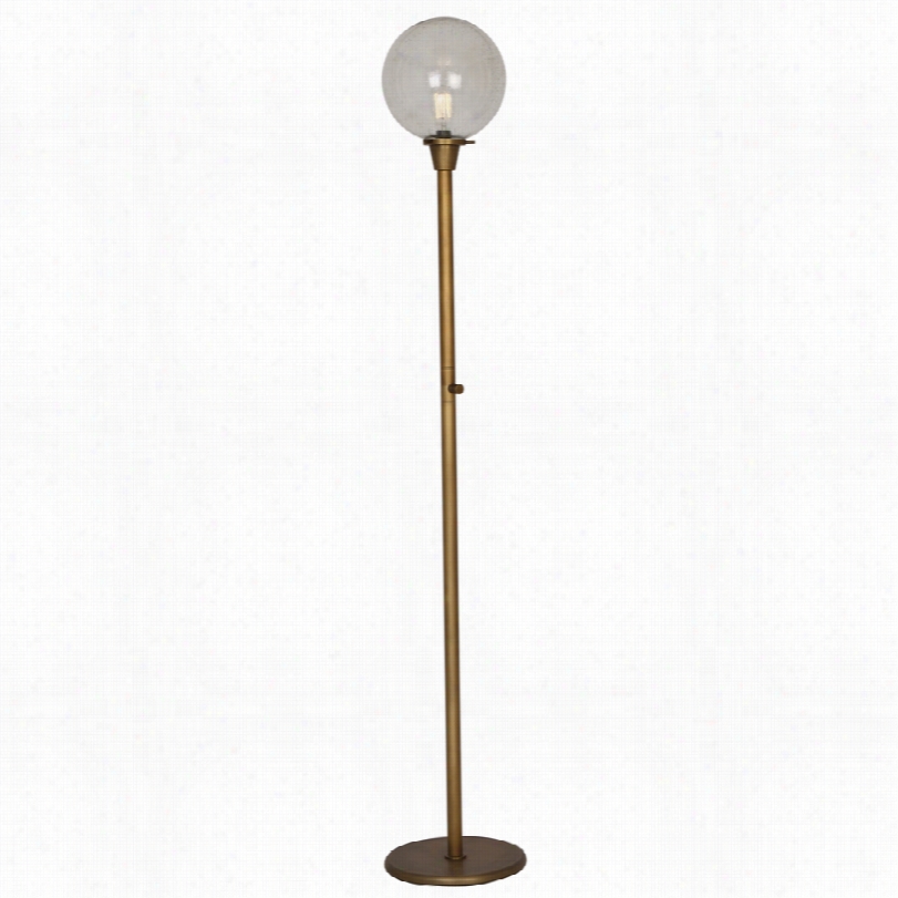 Contemporary Rico Espinet Buster Old Brass 71 3/4-inch-h Prevail Over  Lamp