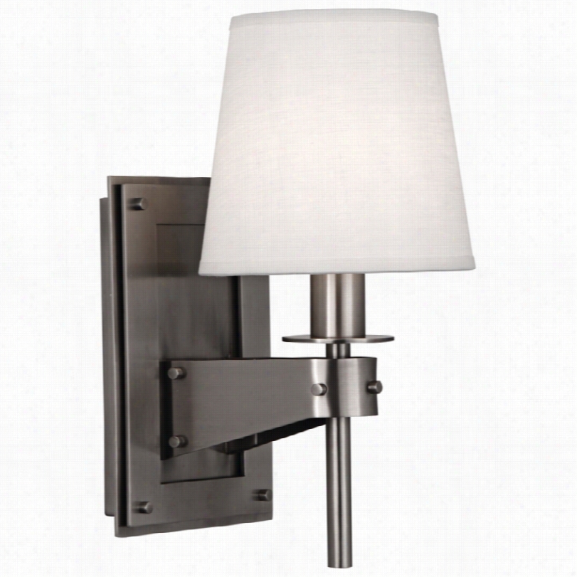 Contemporary Rico Espiet Caspian Nickel Wall Lamp