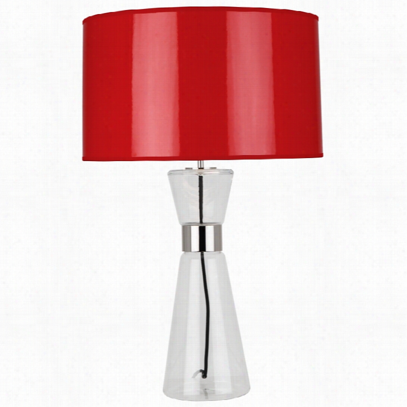 Conte Mporary Robert Abbey Pen Elope Large Red 30-inch-h Table Lamp