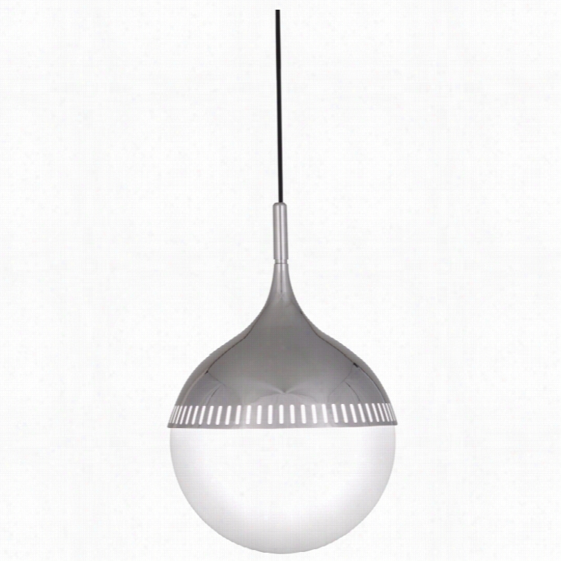 Contemporary Robert Abbey Rio Nickel Adjustable 12-inch-w Pendant Light