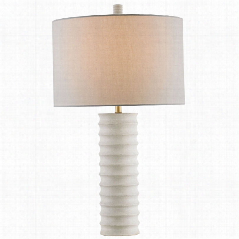 Contemporary Snowdrop Natural Sand Stone Currey And Company Table Lamp