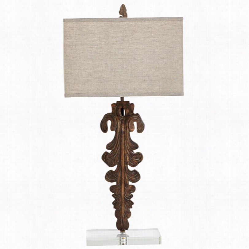 Contemporary Soren Abstradt Modern Sculpted Forest 33 1/4-inch-h Table Lamp