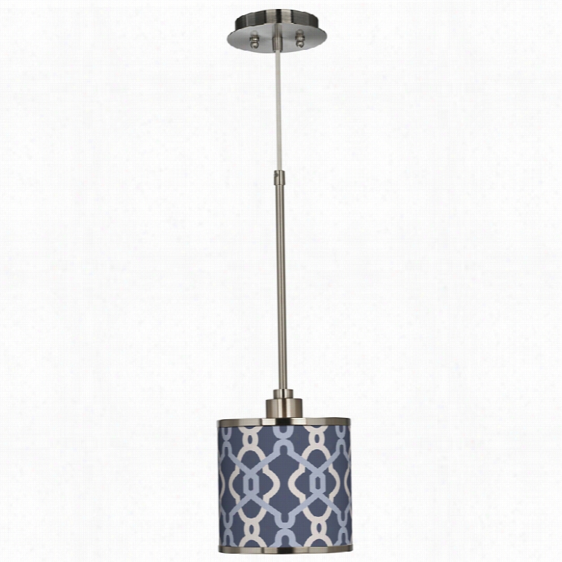 Contemporary Steel Hype Links Vista 7-inch-w Mini Pendant Llight