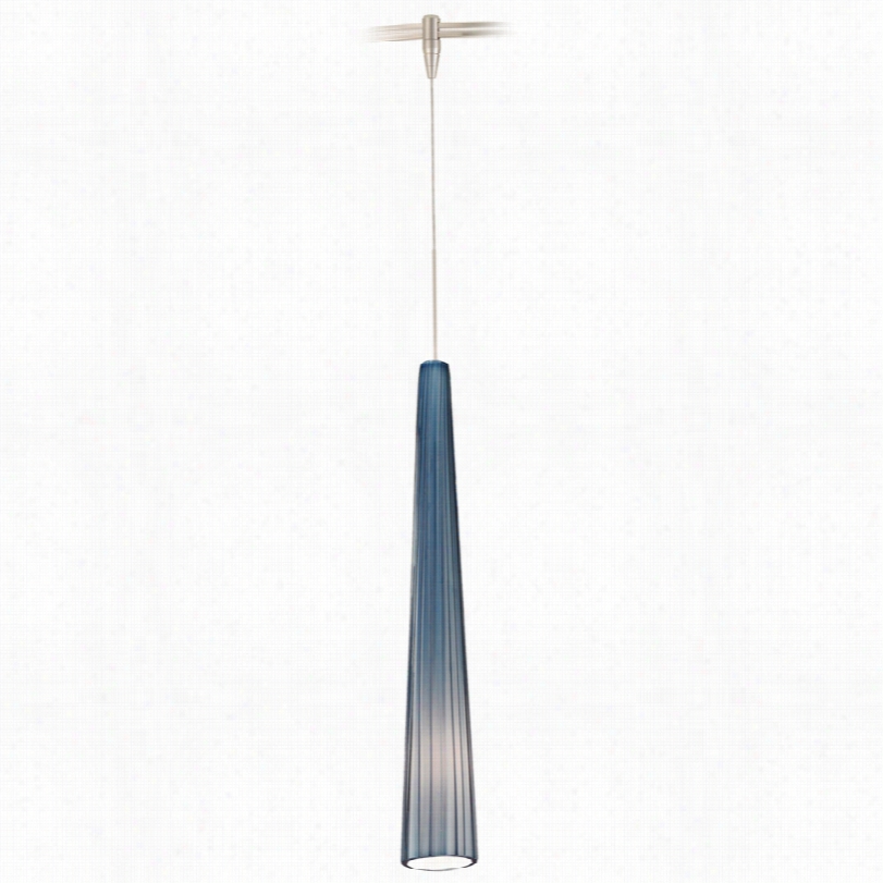 Cohtmporary Tech Lighting Zenith 3"" Wide Satin Nickell Pendant