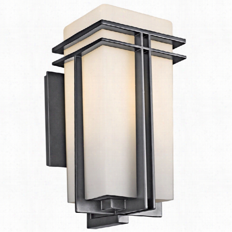 Contemporary Tremillo 17 1/2-inch-h Kichler Outdoor Cfl Wall Light