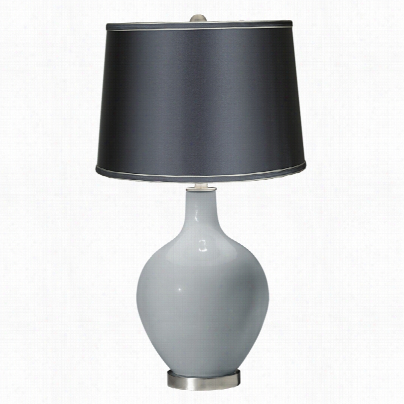 Contemporary Uncertain Gray With Sati N Ignorance Gray Color Plus Table Lamp