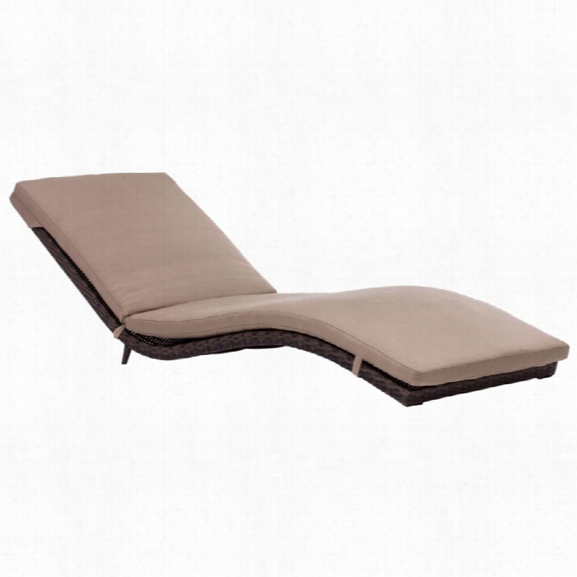 Contemporary Zuo Gem1ni Brown 23-ibch-h Outdoor Lounge Chairman