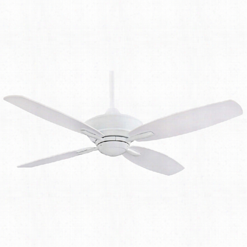 Traditional Minka Aire New Point Of Time  Ceiling Fan - 52"" White