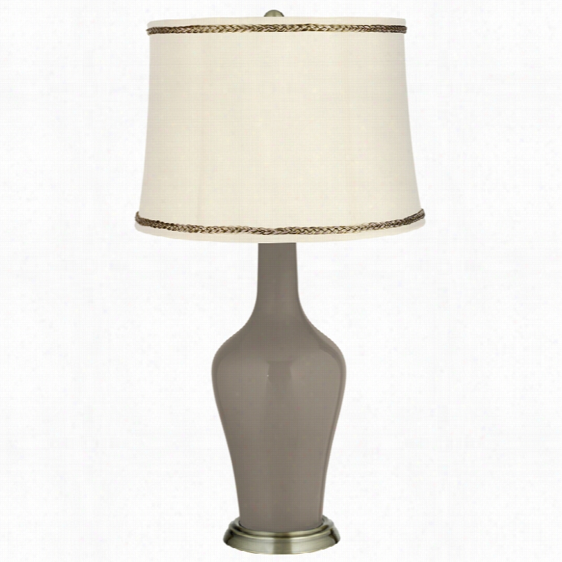 Transitional Backdrop And Twisst Trim 32 1/4-inch-h Anya Table Lamp