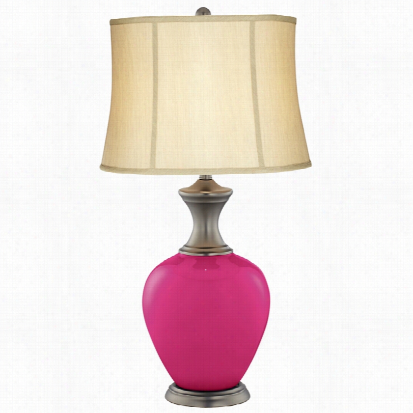 Tfansitional Beetroot Purple Alison 31 1/2-inch-h Table Lamp
