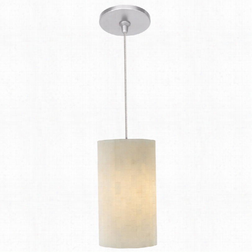 Transitional Coliseum Satin Nickel Fusion Jack Lbl Moderm Pendant