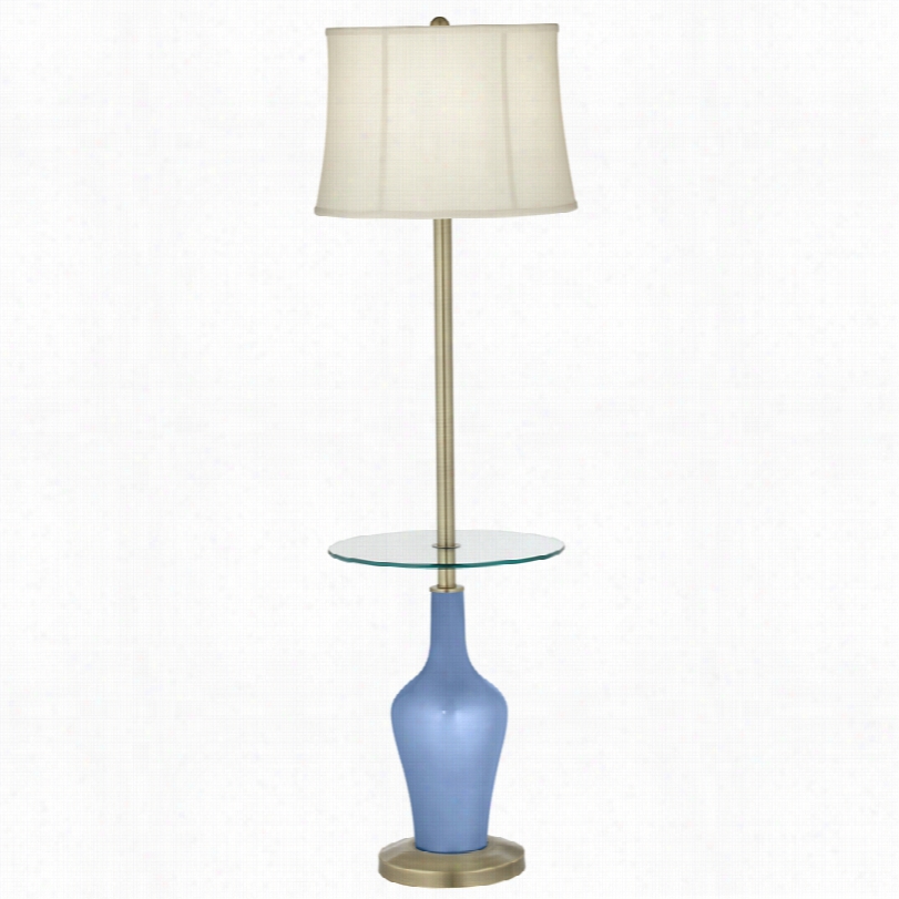 Transitionao Color Plus␞ Anya Tempest Metallic Tray Table Floor Lamp