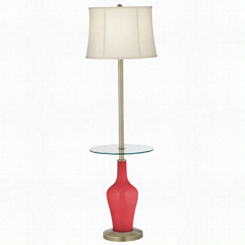 Transitional Pigment Plus␞ Caeynne With Drum Shade Floor Lamp