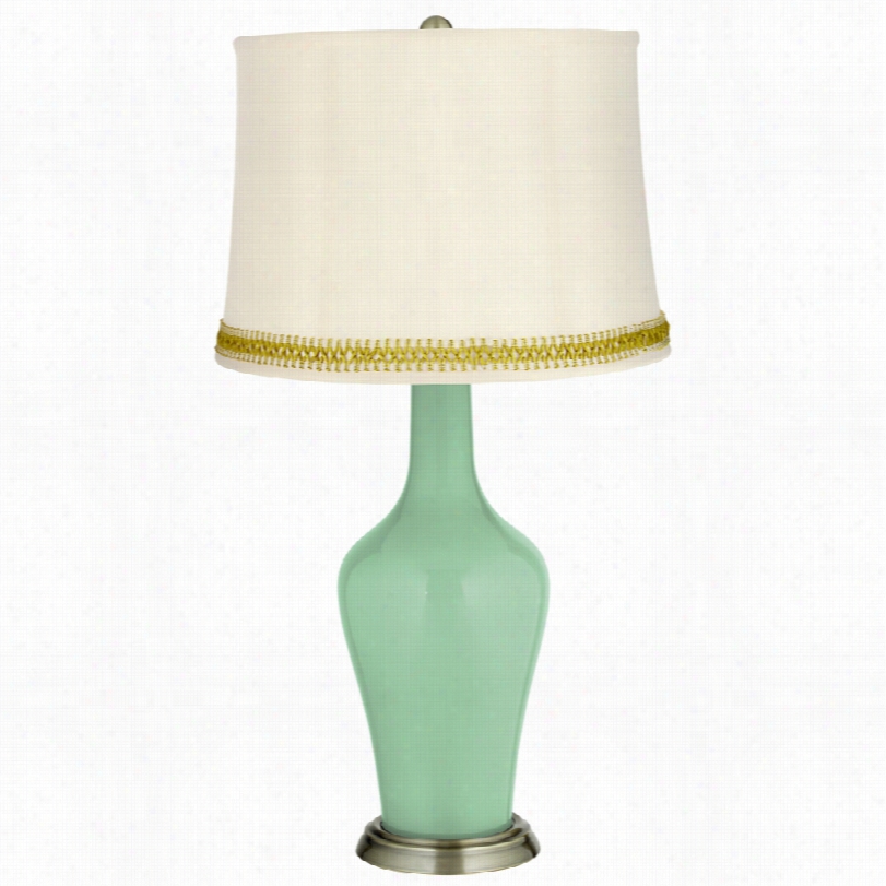 Trans Itional Hemlock And Open Weave Trim 32 1/4-inch-h Anya Table Lamp