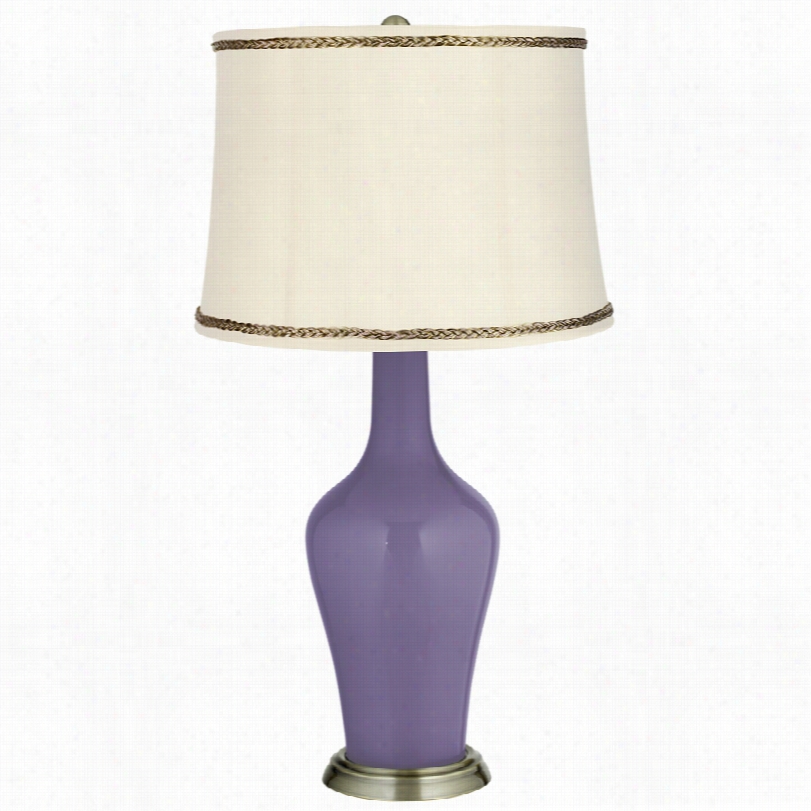 Transitional Purpplehaze And Twist Tr Im 32 1/4-inch-hh Anya Table Lamp