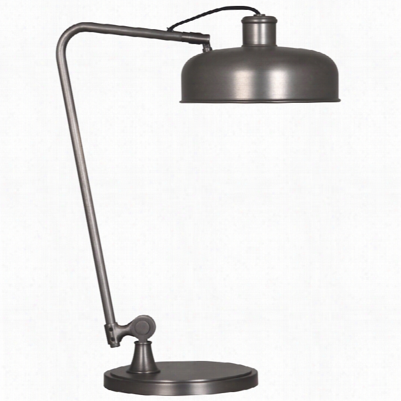 Contemporary Albert Patina Nickel Adjustable Robert Abbey Table Lamp