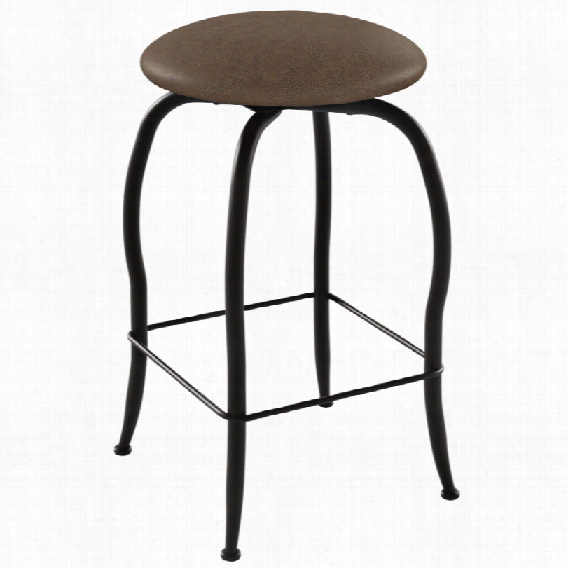 Contemporary Amisco Ginny Amazon Swivel Bar Stool