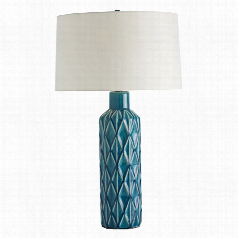 Contempkrary Arteriors Home Nevada Diamond Qua Ceramic Able Lamp