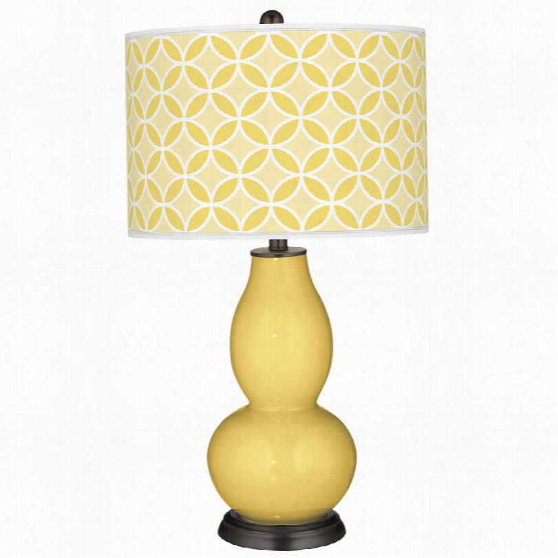 Contemporary Colod Plus Daffodl Circle Rings 29  1/2-inch-hh Table Lamp