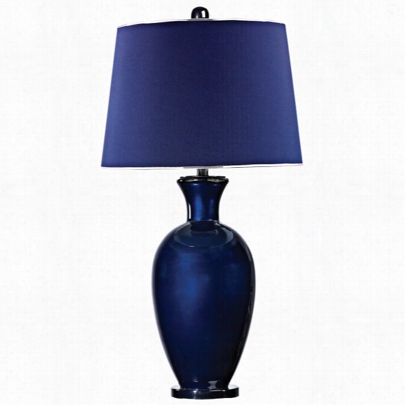 Cont Emporary Dimond Heelnsburughm Odern Navy Blue 34-inch-h Table Lamp