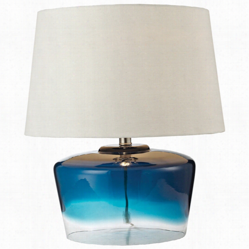 Contemporary Dimond Macaw Well Boutique Blue 18-inch-h Table Lamp