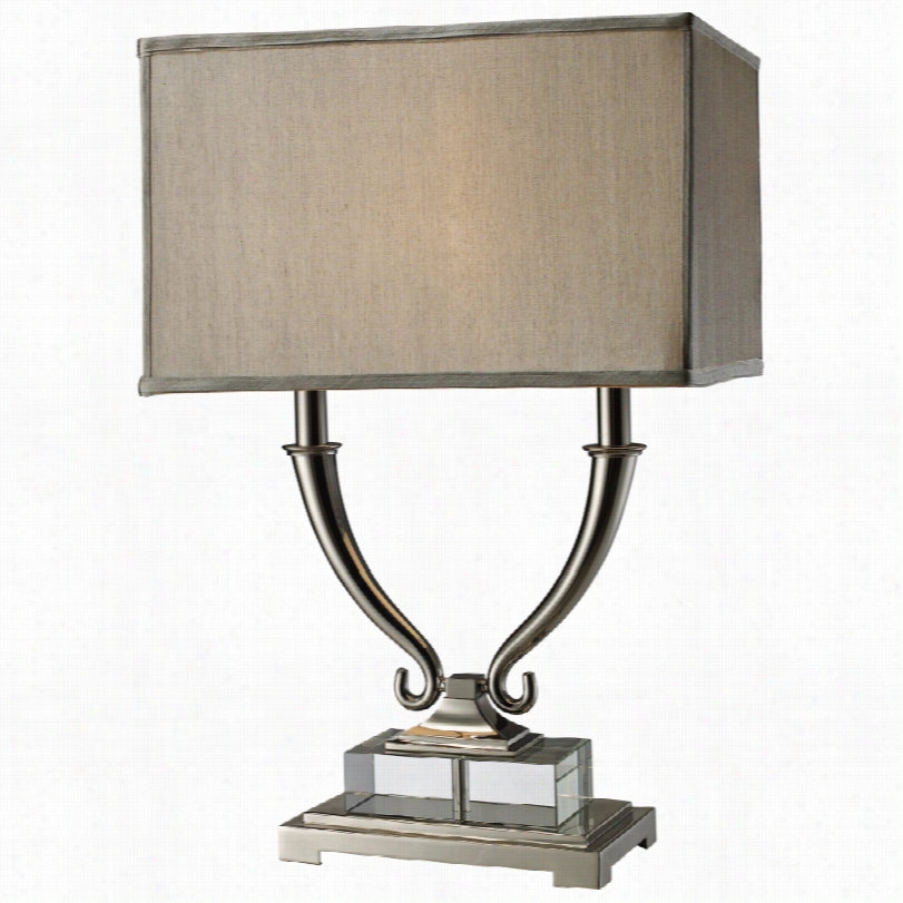 Contemporary Dimond Roberts Clear Crystal 24-inch-h Table Lamp