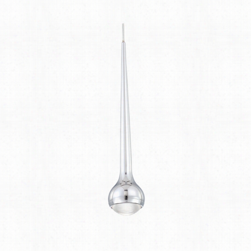 Contemporary Eurofase Micro Polished Chrome 3 1/2-ihch-w Led Pendant