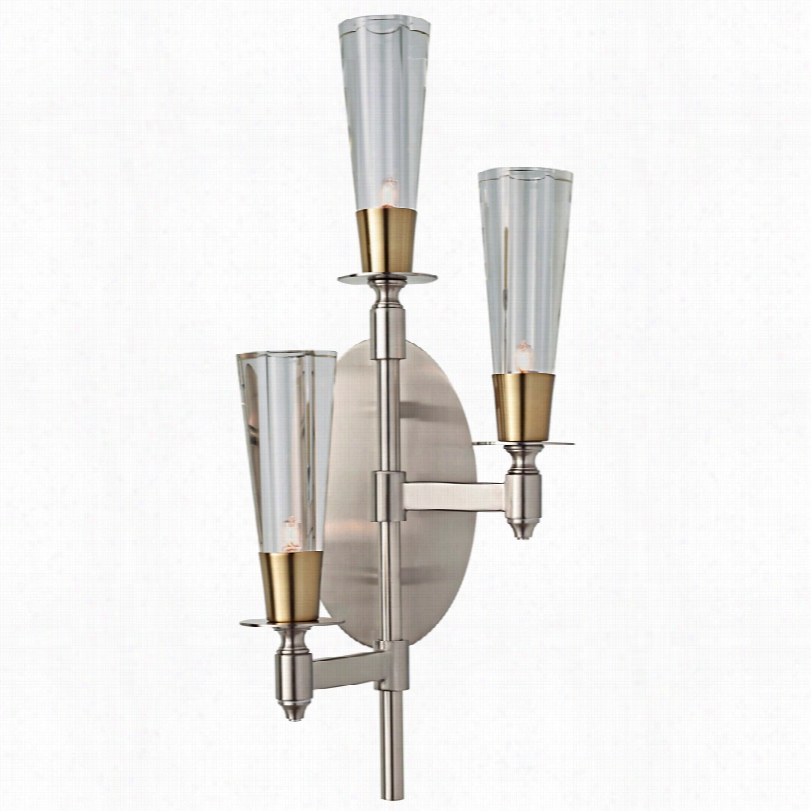 Contempporary Feiss Modern 3-light Wall Sconce