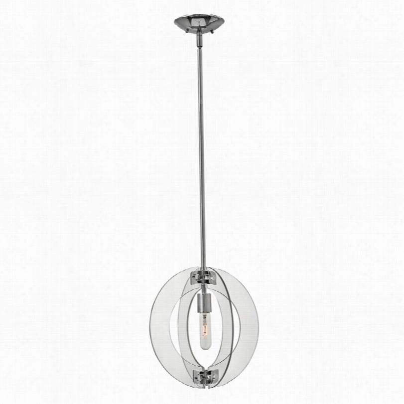 Contemporary Fredrick  Ramond Solsitce Chrome Modern Pendant