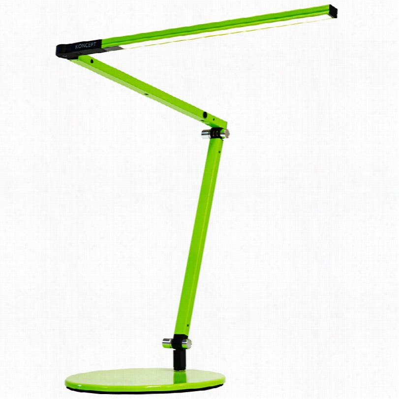 Contemporary Gen 3 Z-bar Green Warm Light Koncept Adjust Able Desk Lamp