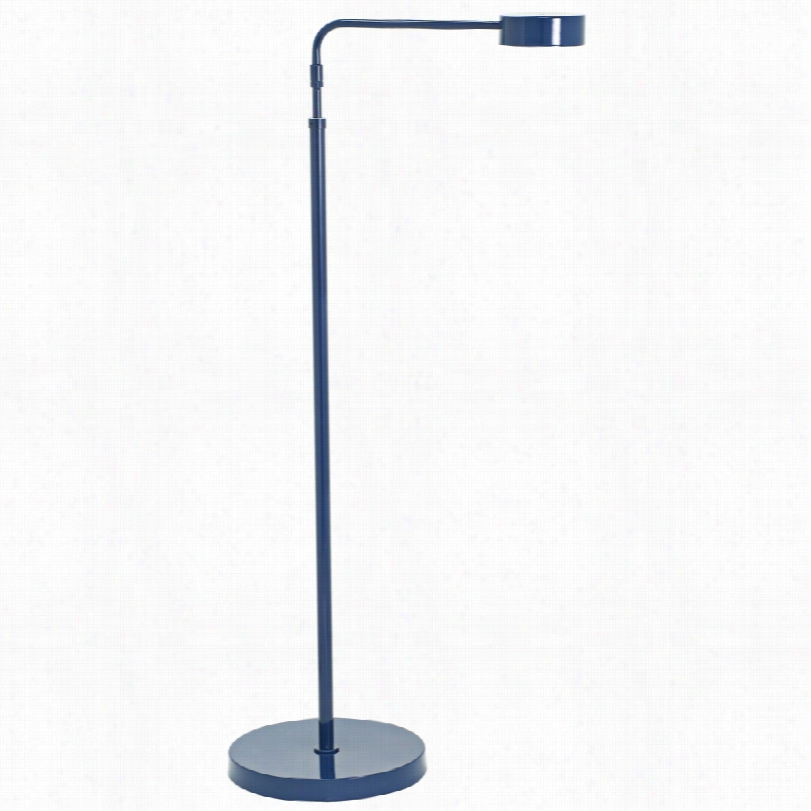 Contemporary Generation Navy Blue  Adjustable Led Floor Lamp