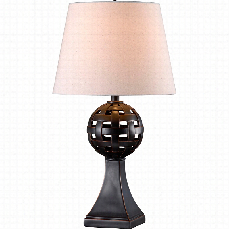 Conemporary Global Oil Rubbed Bronze Steel Kenroy Home Table Lamp