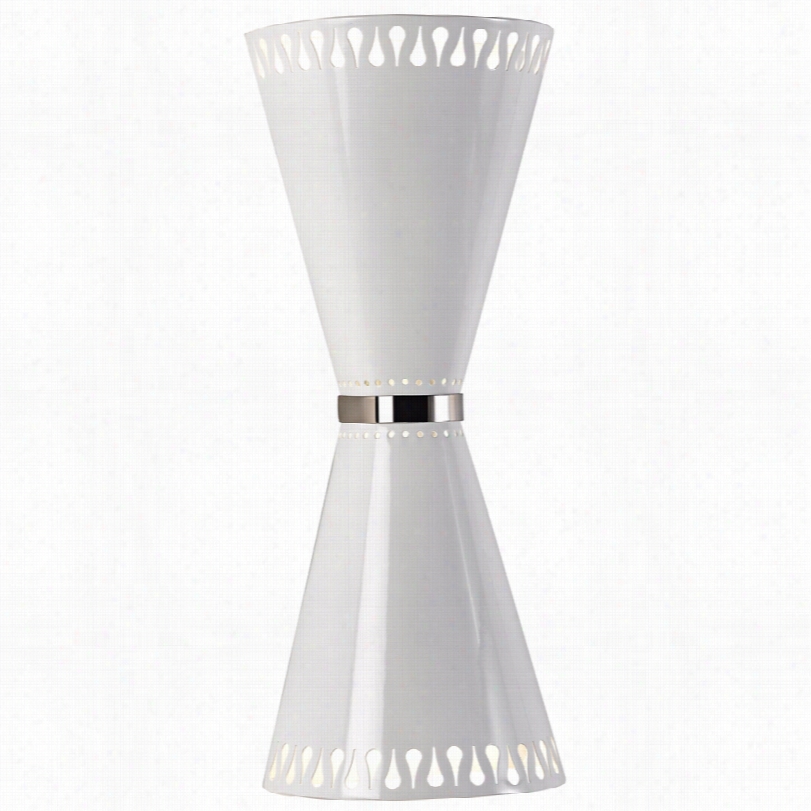 Contemporary Havana Two Light Jonathan Adler Wall Sconce