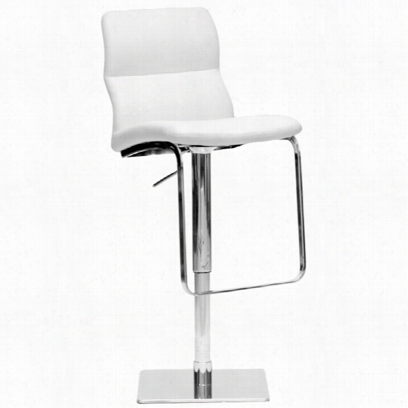 Contemorary Helsinki Modern Pale Faux Leather 34-inch-h Bar Stool