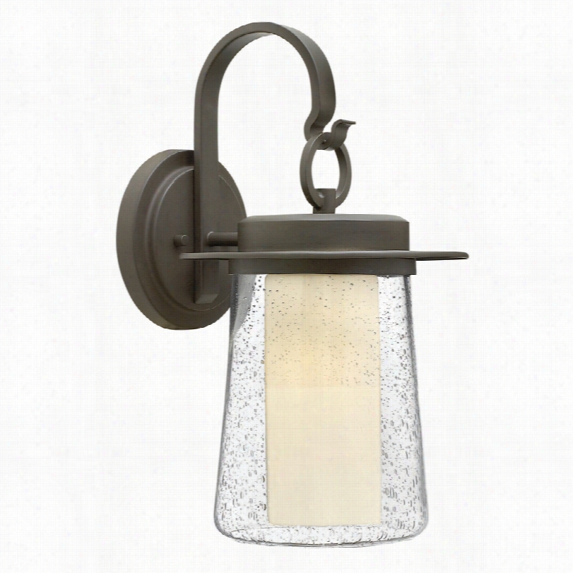 Contemporary Hinkley  Riley Oil Rubbed Bronze Outdoor Wall Light