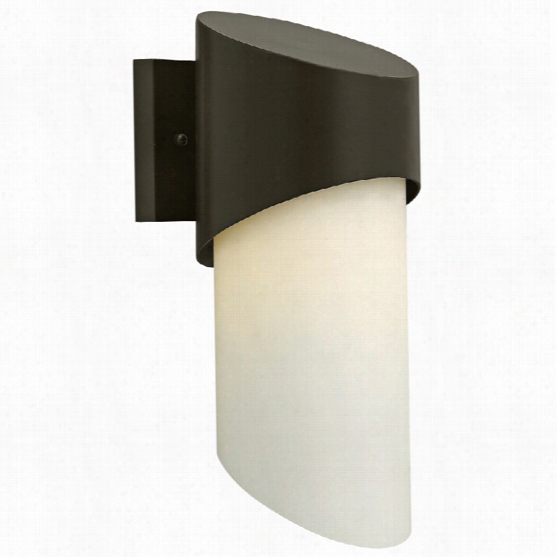 Contemporary Hinklsy Solo Bronze 14-inch-h Outdoor Wall Light