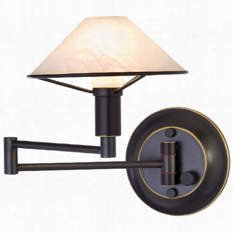 Contemporary Holtkoetter Bronze Solid Brass Modern Swing Arm Wall Lamp