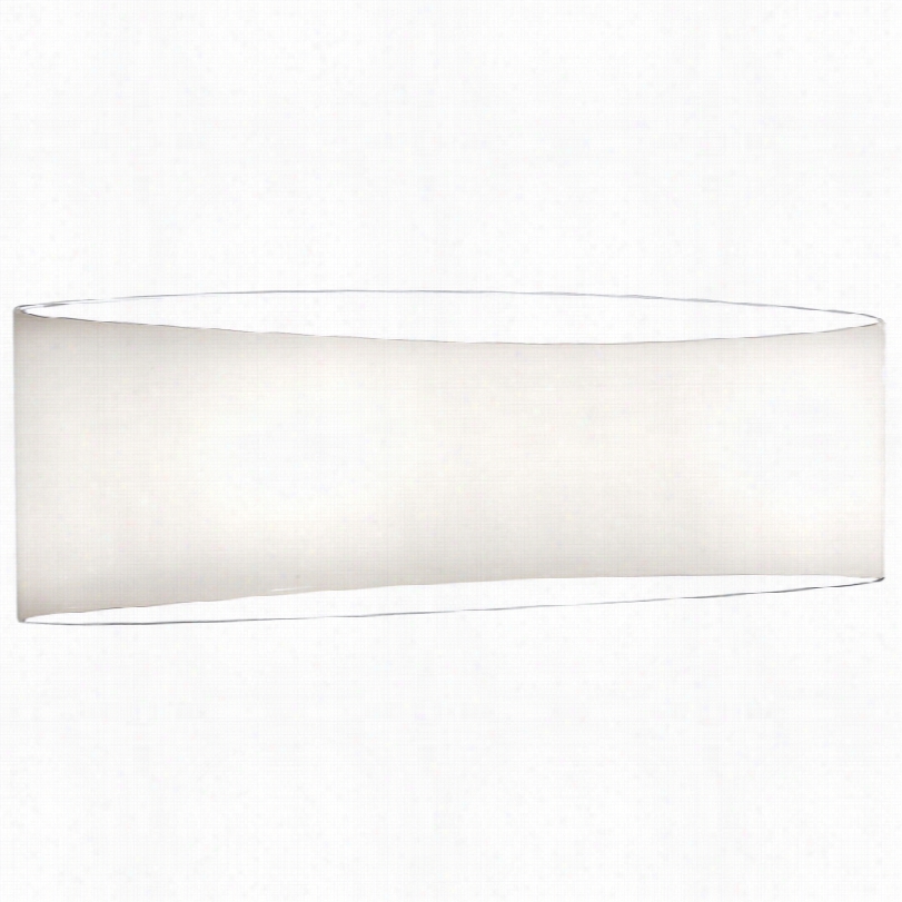 Contemporary Holtkoetter Whtie Wrap Modern Wo Light Halogen Wall Sconce