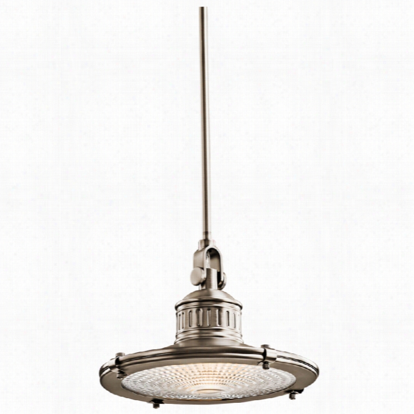 Contemporary Kichler Sayre Pewter 10-inch-w Imni Pendant Ligght