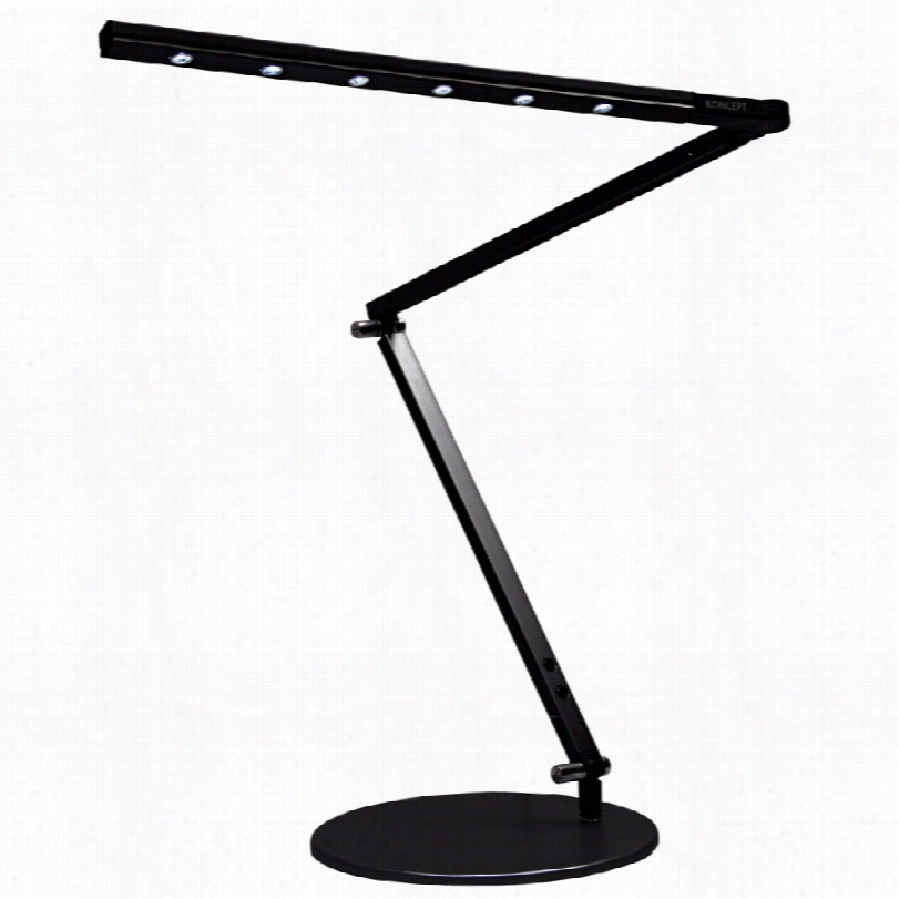 Contemporary Koncept Gen 2 Z-bar Blac K 16 1/2-inch-h Led Desk Lamp