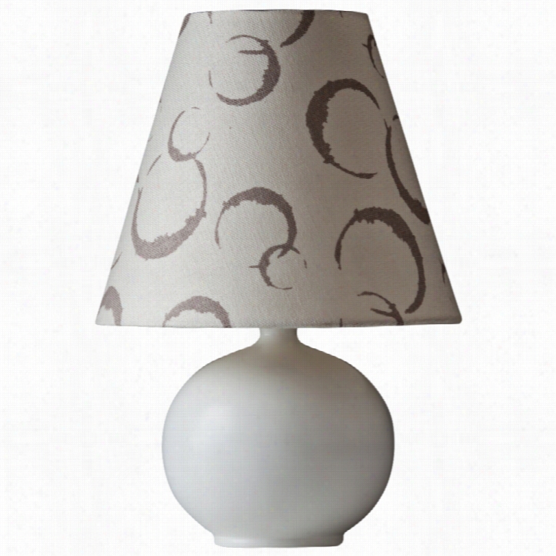 Contemporary Lanting Bublee White Porcelain 18-inch-h Table Lamp