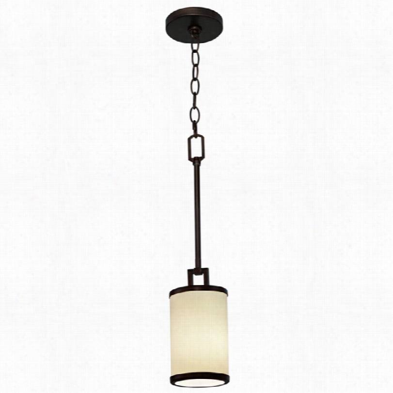 Contemporary Linon Energy Star Black Bronze 6-inch-w Pendant Chandeliier