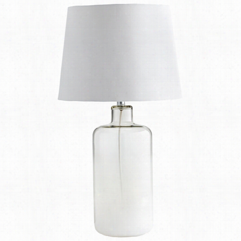 Contemporary Marisool Modern White Glass 29 1/2-inch-h Table Lamp