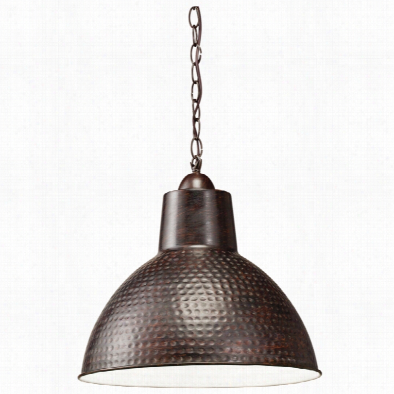 Contemporary Missoula Bronze Metal 13 11/2 -inch-w Kixhler Pendant