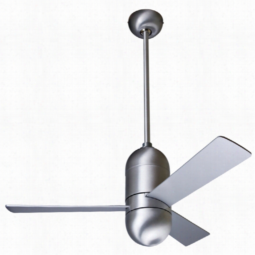 Contemporary Modern Fan Cirrus Ceiling Fan  - 36"" Brushed Aluminum