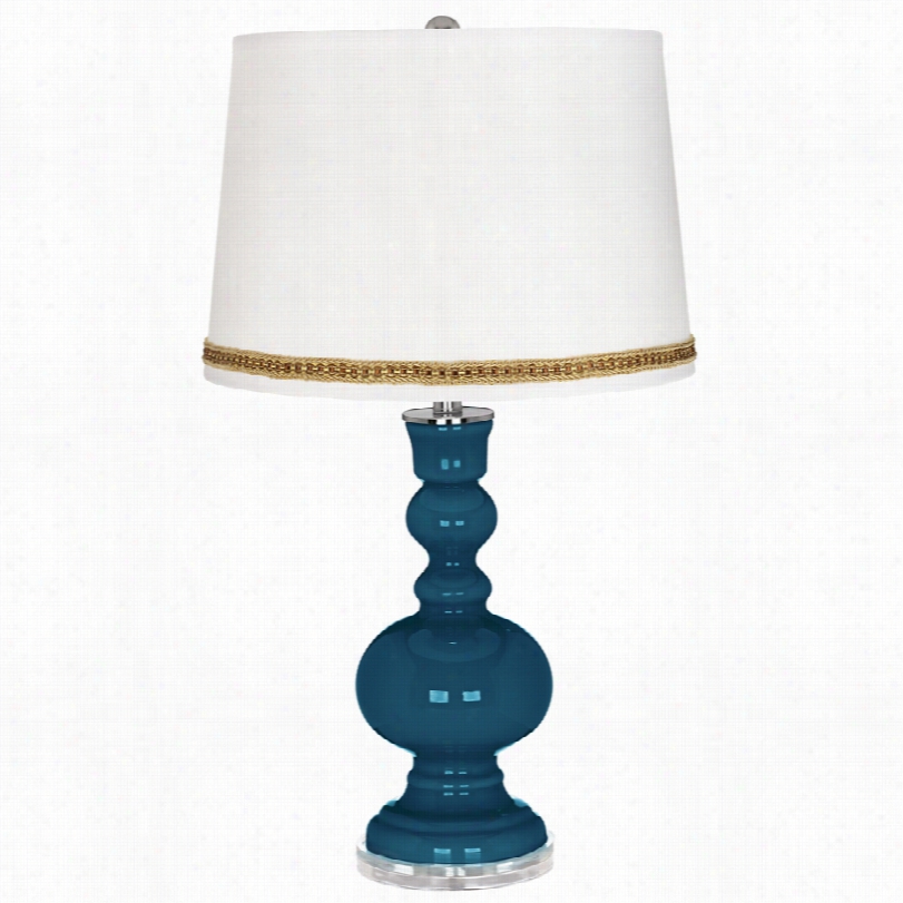 Contemporary Oceanside Apothecary 30-inch-ht Able Lamp With Braid Fluctuate